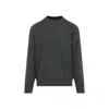 C.p. Company C.p.company Crewneck Sweatshirt With Lens Detail In Green