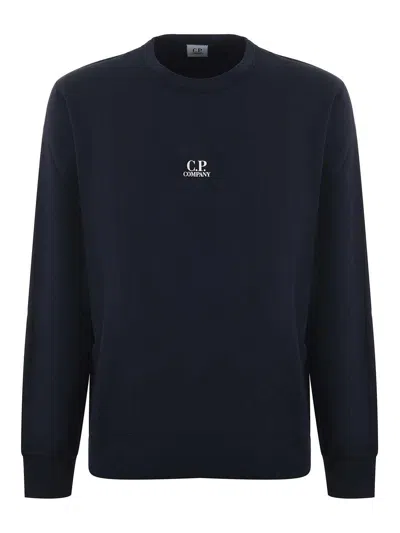 C.p. Company Sweatshirt In Blue