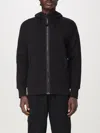 C.p. Company C.p.company Diagonal Raised Fleece Full Zip Hooded Sweatshirt In Black