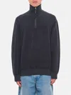 C.p. Company Sweatshirts With Neck Zip In Schwarz