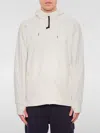 C.p. Company Hooded Sweatshirt With Functional Goggles Detail In Weiss