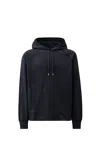 C.p. Company Men Sweatshirts Sweat Hooded In Diagonal Raised Fleece In Blue