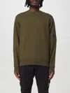 C.p. Company Diagonal Raised Fleece Sweatshirt In Ivory