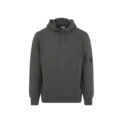C.p. Company Cp Company Diagonal Raised Fleese Hooded Lens Sweatshirt In Multi