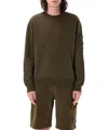 C.p. Company Lens Sweatshirt In Green