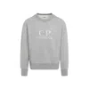 C.p. Company Gray Cotton Crewneck Sweatshirt In Grey
