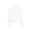 C.p. Company C.p.company Full Button Sweatshirt In White