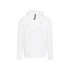 C.p. Company Hooded Sweatshirt With Functional Goggles Detail In White