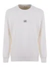 C.p. Company Lightweight Sweatshirt In White