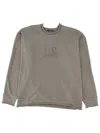 C.p. Company C. P. Company Sweatshirt With Embossed Logo In Gray