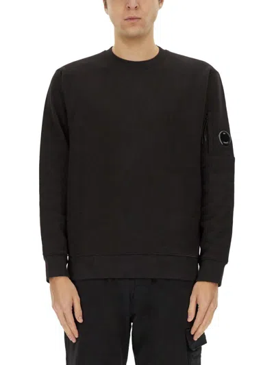 C.p. Company C.p.company Sweatshirt With Logo In Black