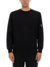 C.p. Company C.p.company Sweatshirt With Logo In Black