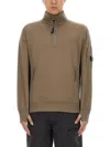 C.p. Company C.p.company Sweatshirt With Logo In Grey