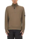C.p. Company C.p.company Sweatshirt With Logo In Grey