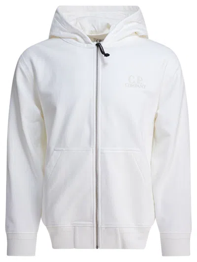 C.p. Company Sweatshirt With Logo In White