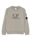 C.p. Company Sweatshirt With Print And Application Cp Company In Gray