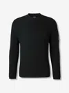 C.p. Company Sweatshirt With Round Neck In Black