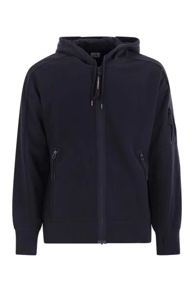 C.p. Company Cp Company Sweatshirt With Zip, Hood And Lens