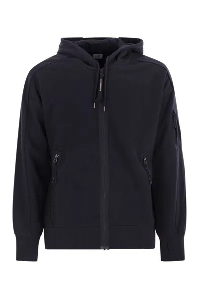 C.P. COMPANY C.P. COMPANY SWEATSHIRT WITH ZIP, HOOD AND LENS