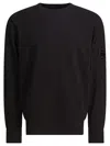 C.p. Company C.p.company Black Cotton Sweatshirt In Black