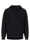 C.p. Company Slate Cotton Sweatshirt In Black