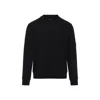 C.p. Company Brushed Cotton Sweatshirt With Lens Detail In Black