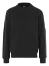 C.p. Company Cp Company Sweatshirts Crew Neck In Diagonal Raised Fleece In Multi