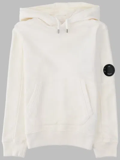 C.p. Company Sweatshirts Sweat Hooded In White