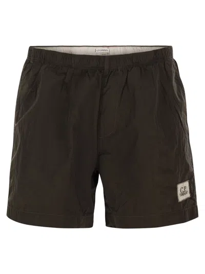 C.P. COMPANY CP COMPANY SWIM SHORTS IN ECO CHROME R