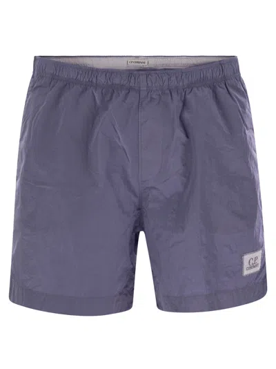 C.P. COMPANY SWIM SHORTS IN ECO-CHROME R