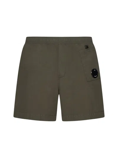C.p. Company Swimming Trunks In Ivy Green