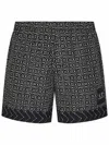C.p. Company Black Flatt Nylon Baja Swim Shorts In Black