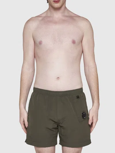 C.p. Company Swimsuit C. P. Company Men Color Green In 绿色