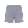 C.p. Company C.p.company Logo Patch Swim Shorts In Gray
