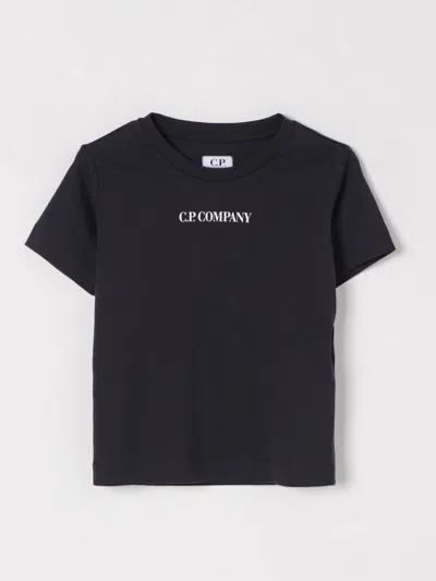 C.P. COMPANY T-SHIRT C. P. COMPANY KIDS COLOR BLUE,G46795009