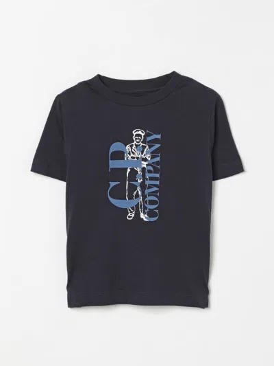 C.p. Company T-shirt C. P. Company Kids Color Blue