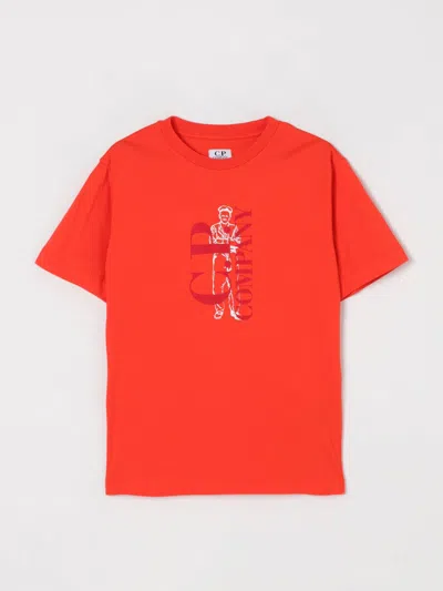 C.p. Company T-shirt  Kids Color Red In Red