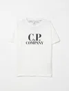 C.p. Company Logo-print Cotton T-shirt In White