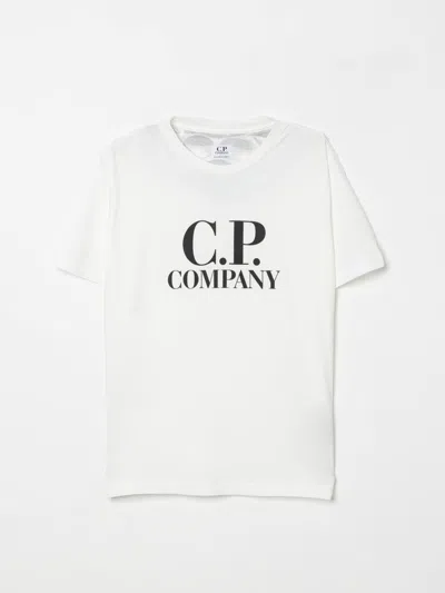 C.P. COMPANY T-SHIRT C. P. COMPANY KIDS COLOR WHITE,G46212001