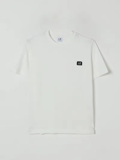 C.P. COMPANY T-SHIRT C. P. COMPANY KIDS COLOR WHITE,H20888001