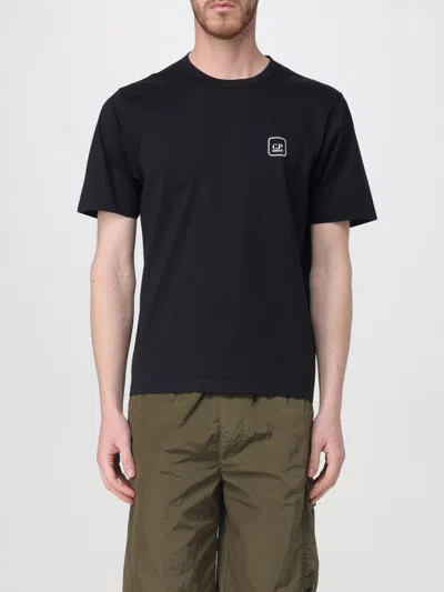 C.p. Company Metropolis Jersey Urban Tech T-shirt In Black