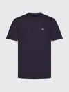 C.p. Company Short-sleeved T-shirt With Print In Blue