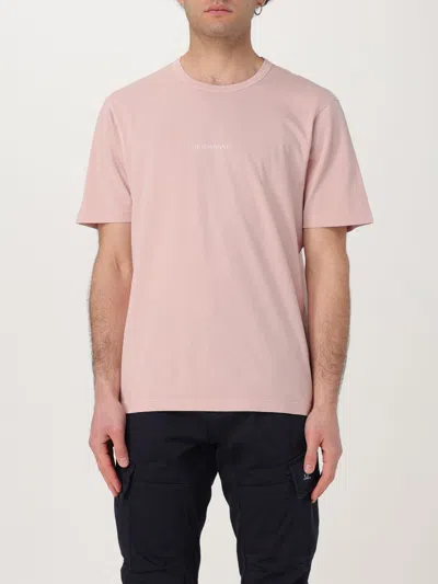 C.P. COMPANY T-SHIRT C. P. COMPANY MEN COLOR PINK,G50199010