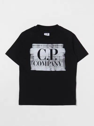 C.p. Company T-shirt C. P. Company Kids Color Black