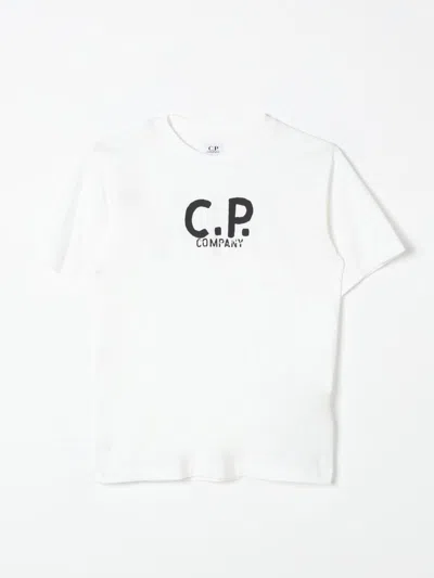 C.p. Company T-shirt  Kids Color White In Weiss