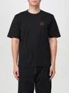 C.p. Company Metropolis Series Mercerized Jersey Urban Mobility T-shirt In Schwarz