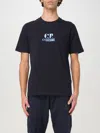 C.p. Company Logo Short-sleeved T-shirt In Blau