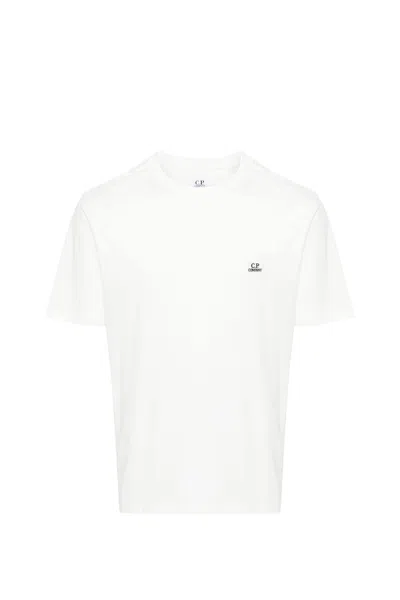 C.p. Company T-shirt In Gauze White