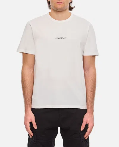 C.p. Company T-shirt Logo In White