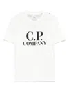 C.p. Company Logo-print Cotton T-shirt In White